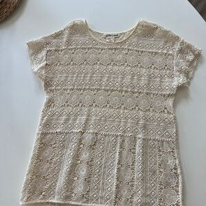 Cotton lace top